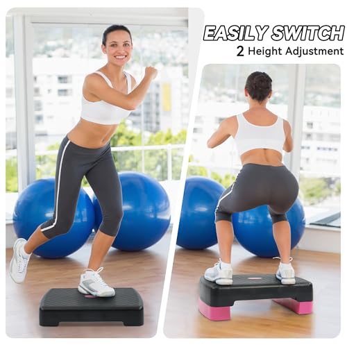 18" Aerobic Stepper with 2 Risers M745