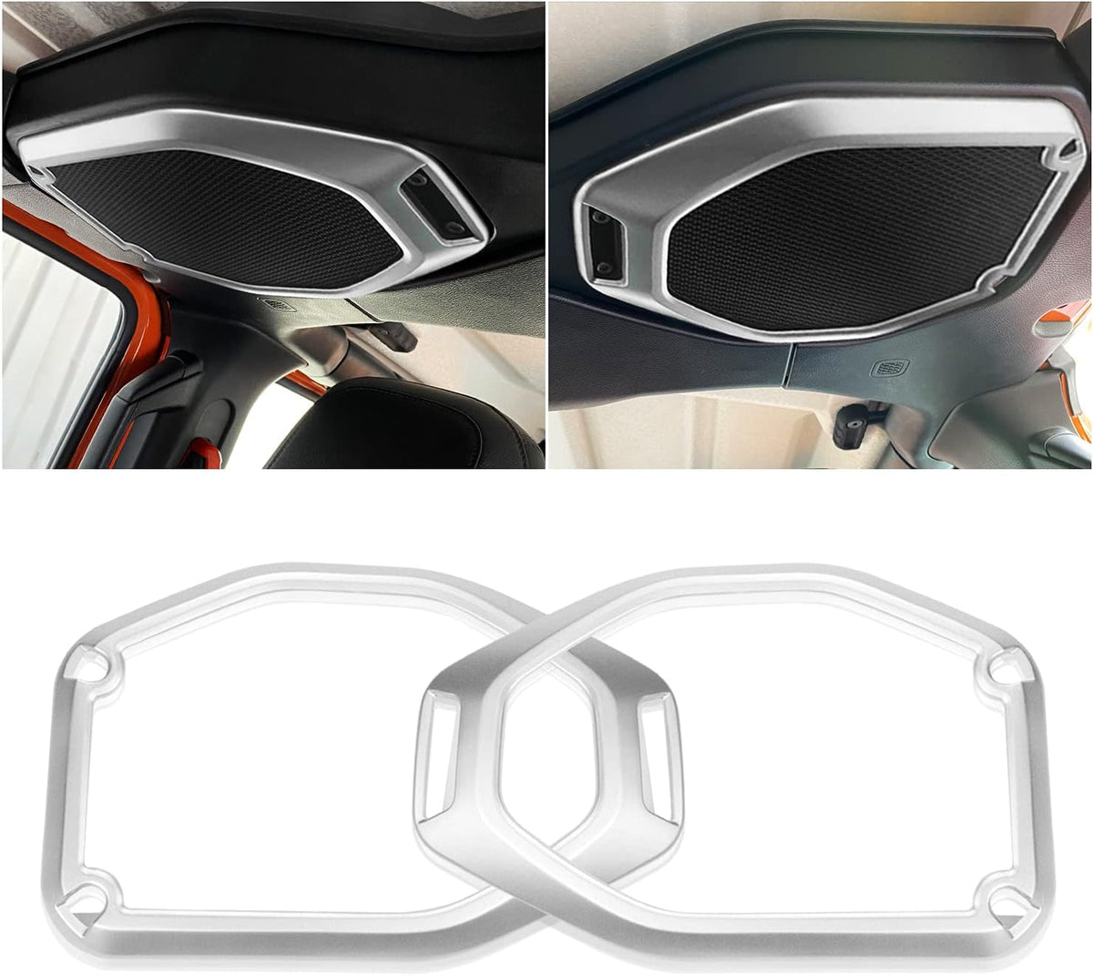 Red 2PCS Wrangler Trim Kit Interior Accessories M5916