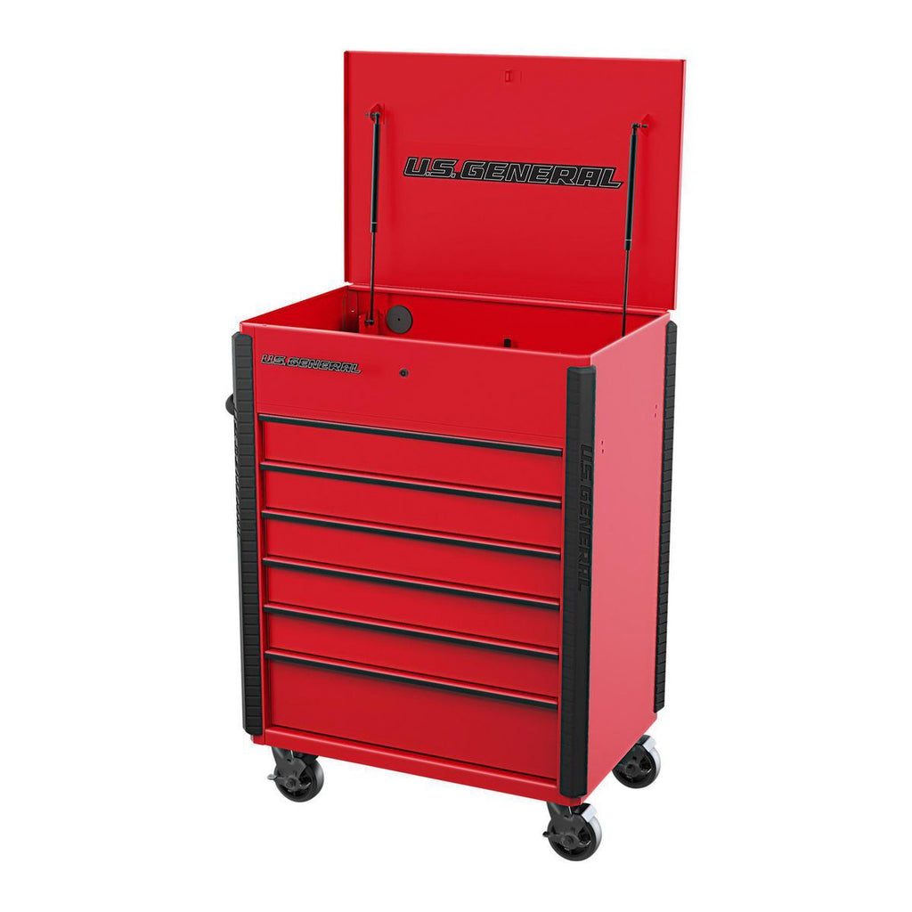 Slate Gray 6-Drawer Service Cart U624487
