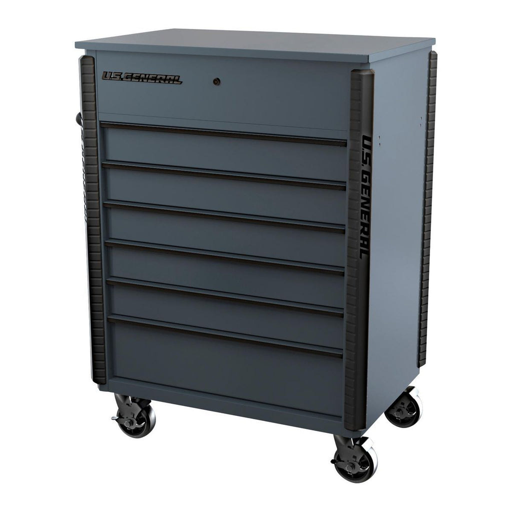 Slate Gray 6-Drawer Service Cart U624487
