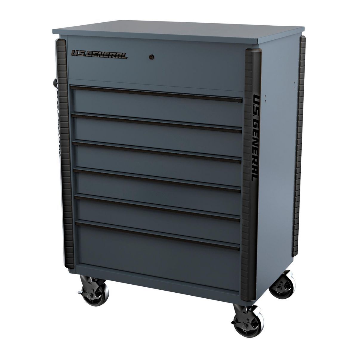 Slate Gray 6-Drawer Service Cart U624487