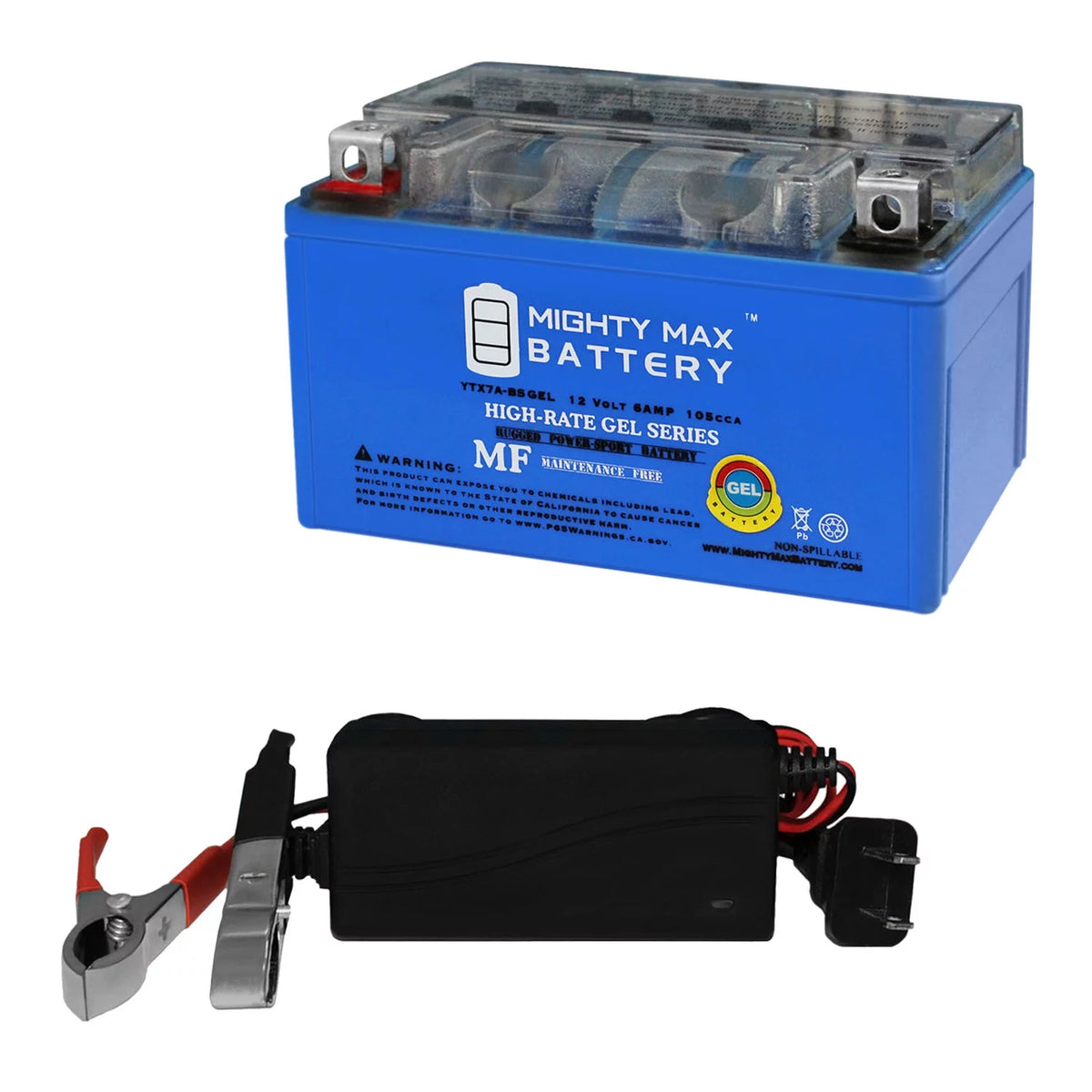 12V GEL Battery with 12V 1Amp Charger Z841580