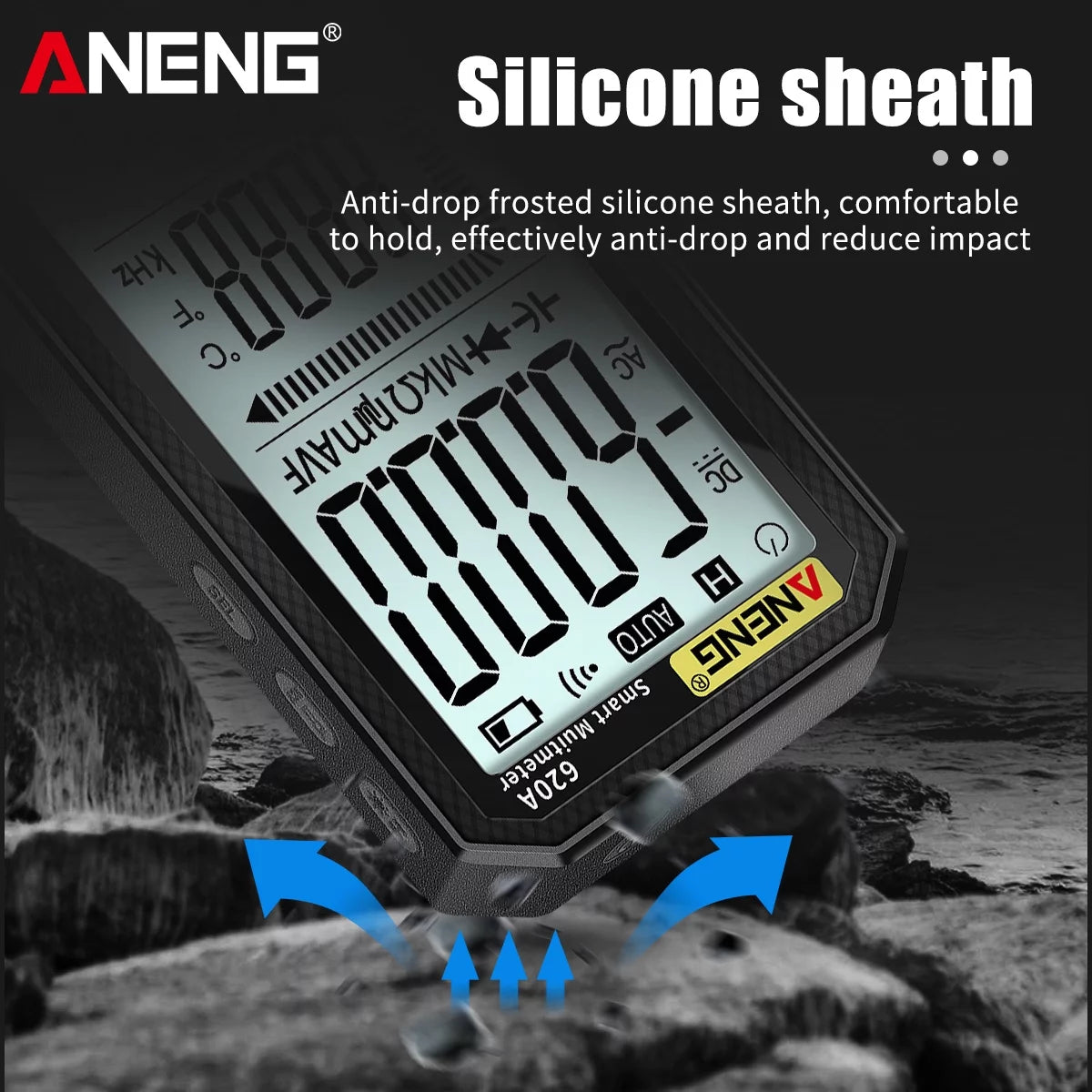 4.7-Inch LCD Auto-Ranging True-RMS Multimeter A640