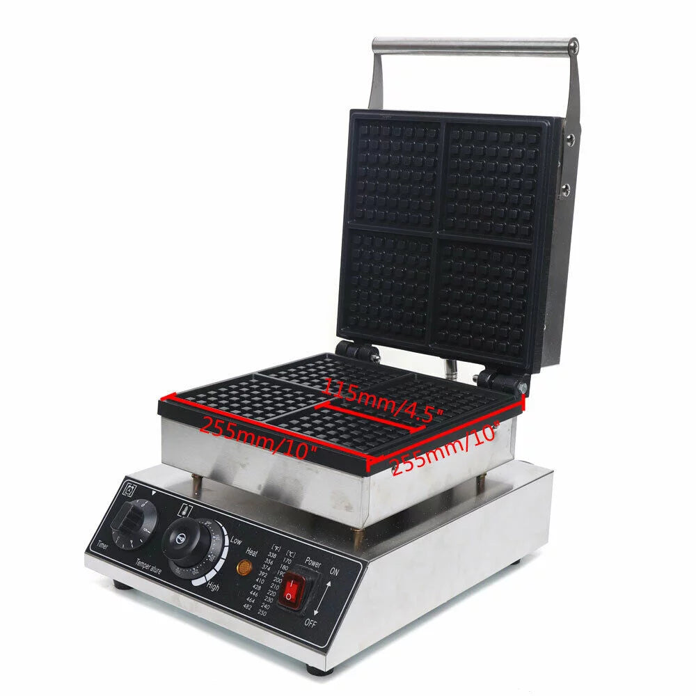 1750W Non-Stick Electric Waffle Maker U986768