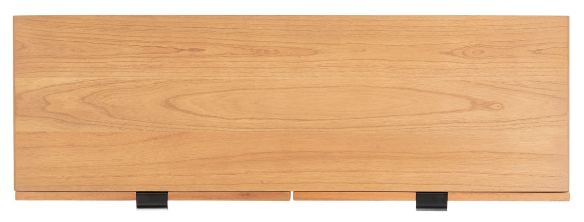 Natural Wood Console Table with Drawer S282276