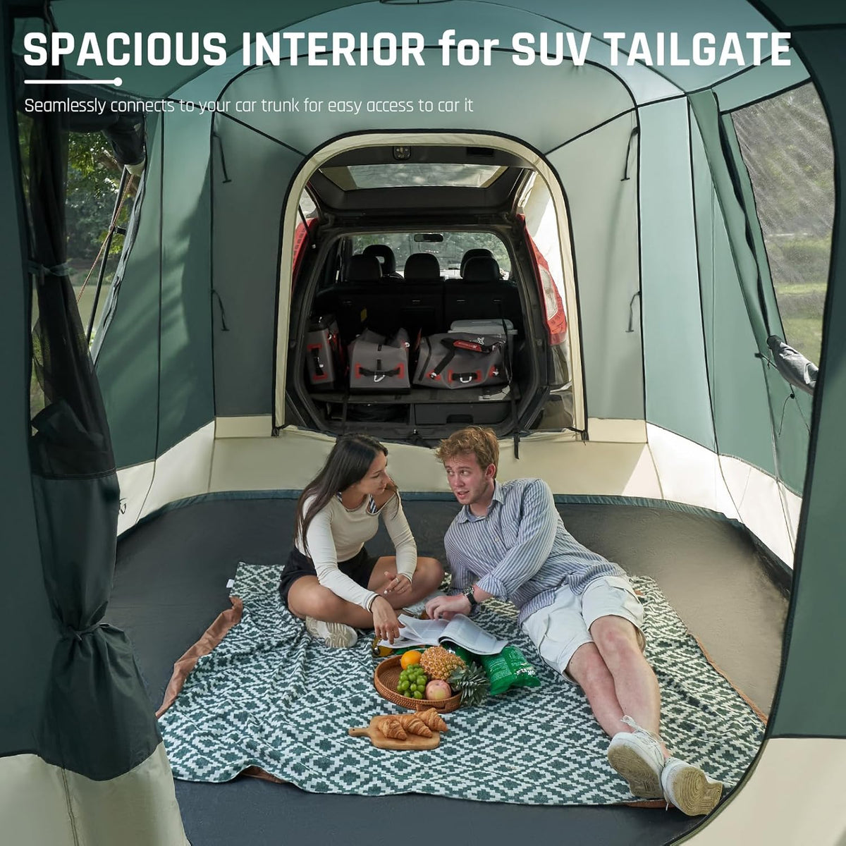 12'x10'x87in(H) SUV Tent with Screen Porch Z63899