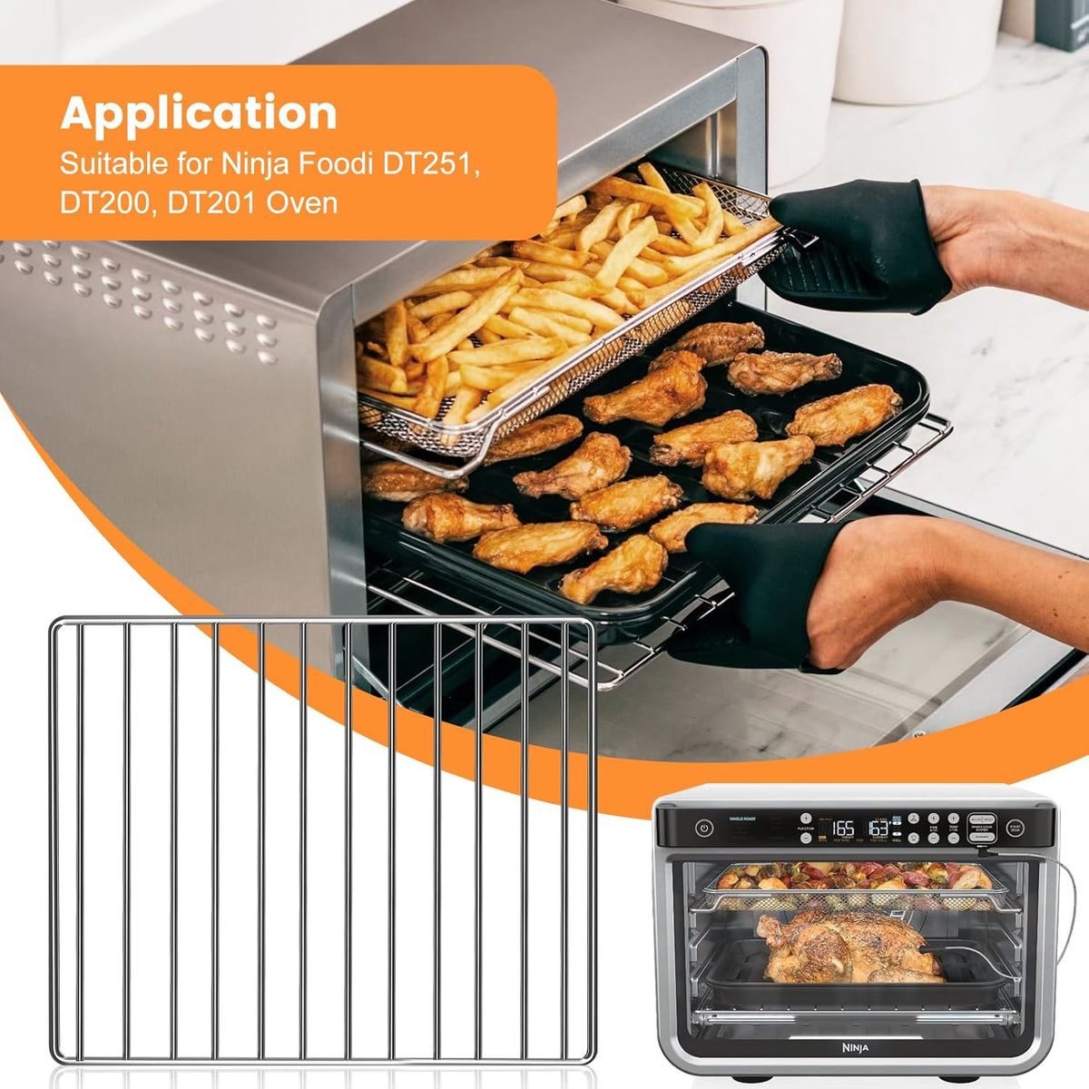 Stainless Steel Air Fryer Wire Rack C637