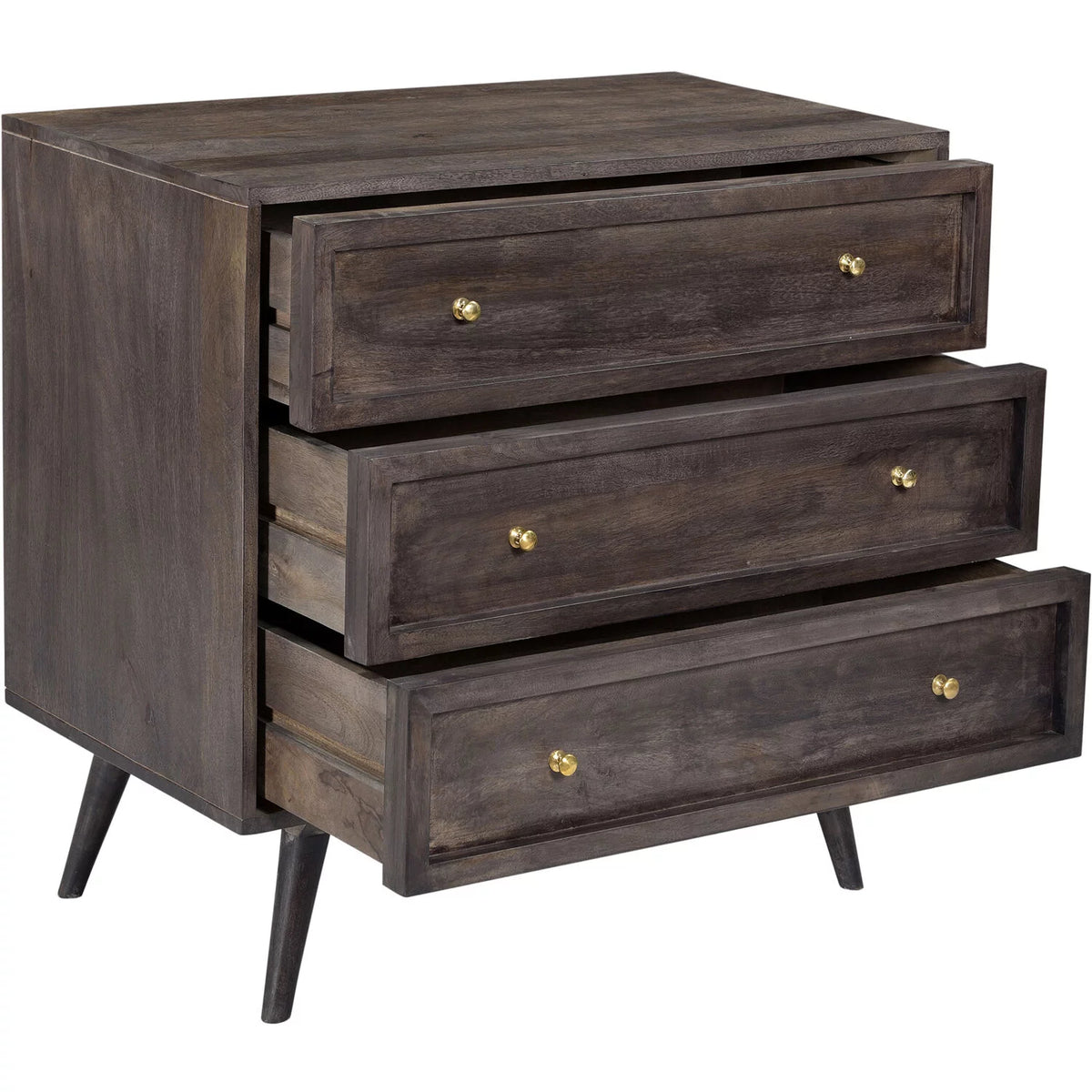 3-Drawer Mango Wood Chest Z2267