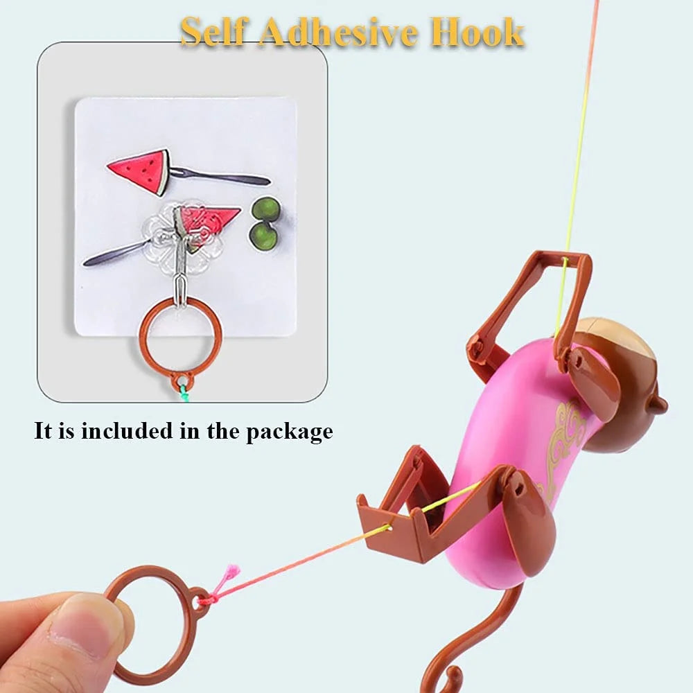 Blue String-Climbing Monkey Toy H615739