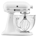 5-Quart Matte White Glass Bowl Stand Mixer K71818