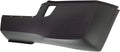 Painted Black and Silver Plastic Bumper End U718