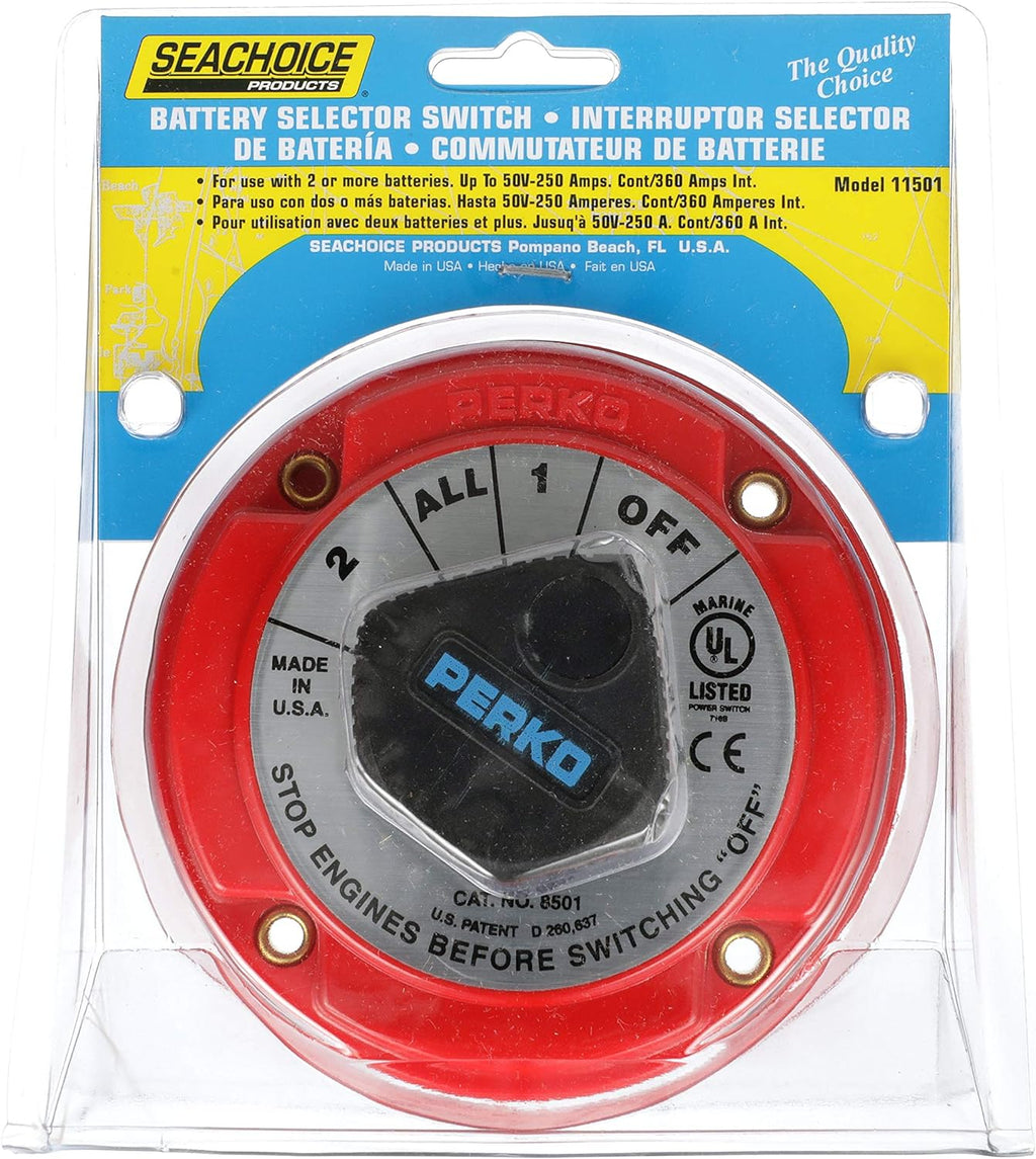 Battery Selector Switch, Red, Pack of 2 G9722