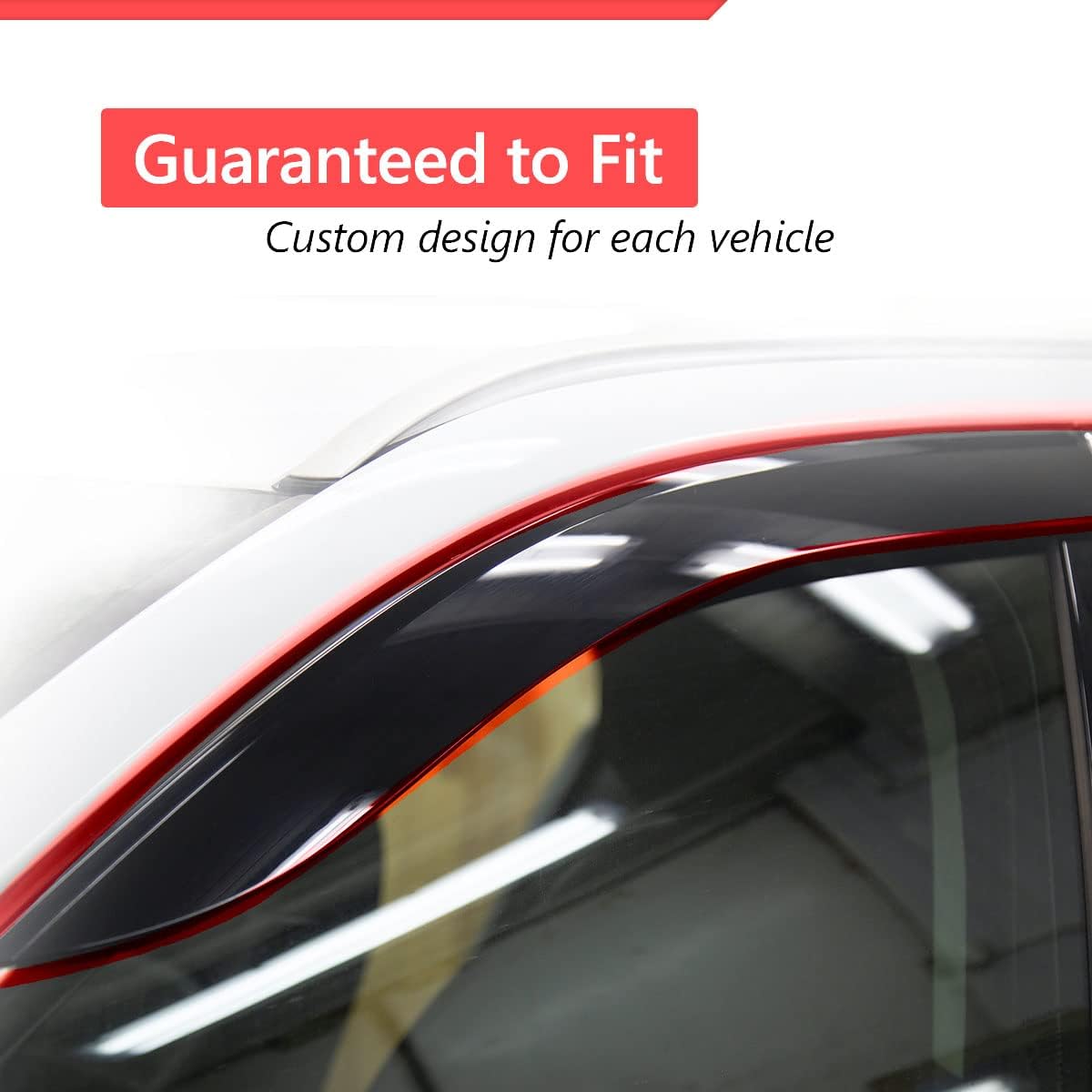 Set of 4 Acrylic Side Window Vent Visor G57718