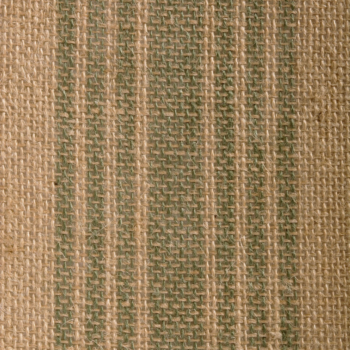 14x72" Beige Green Stripe Burlap Table Runner L783