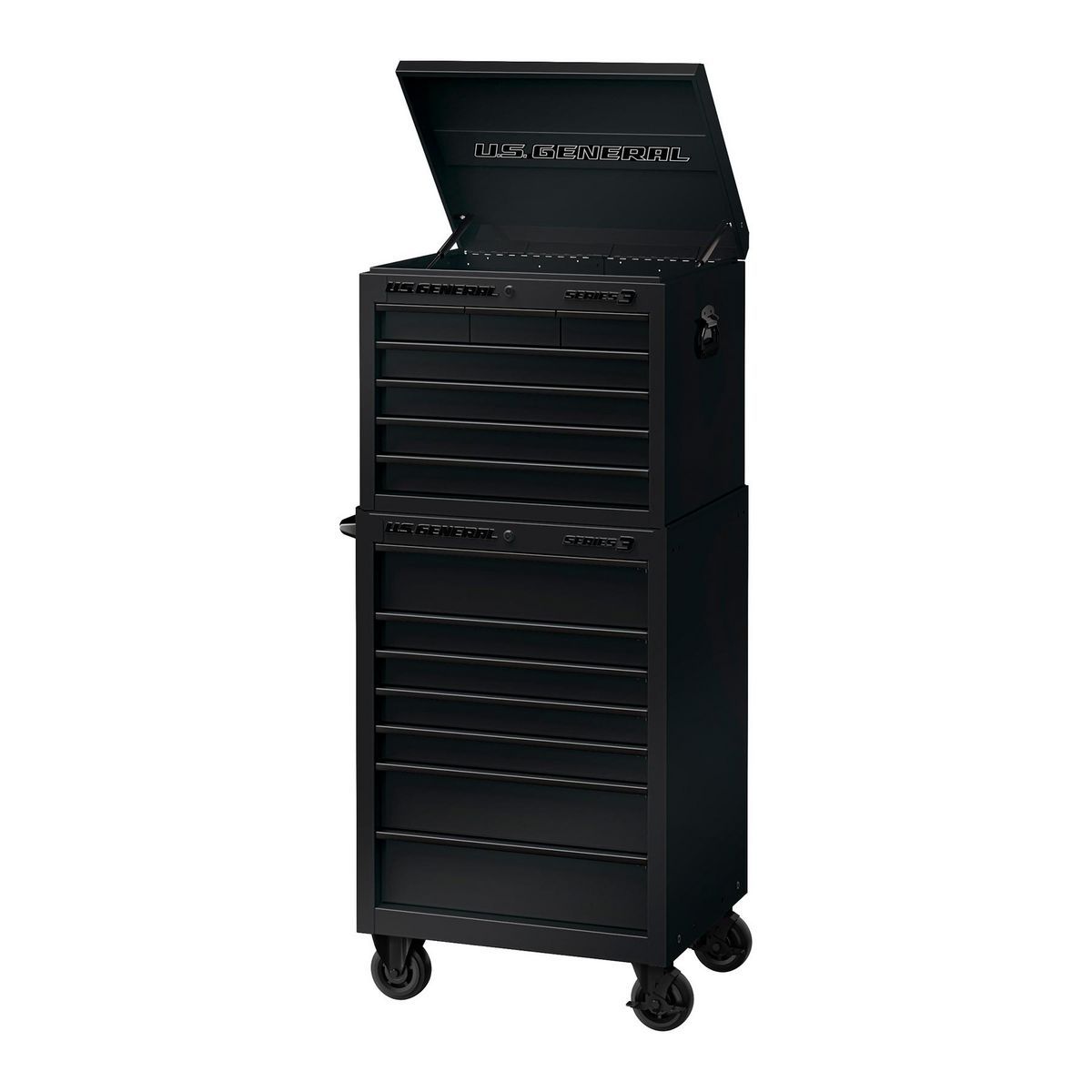 27 in. x 22 in. Black Roll Cab I7236
