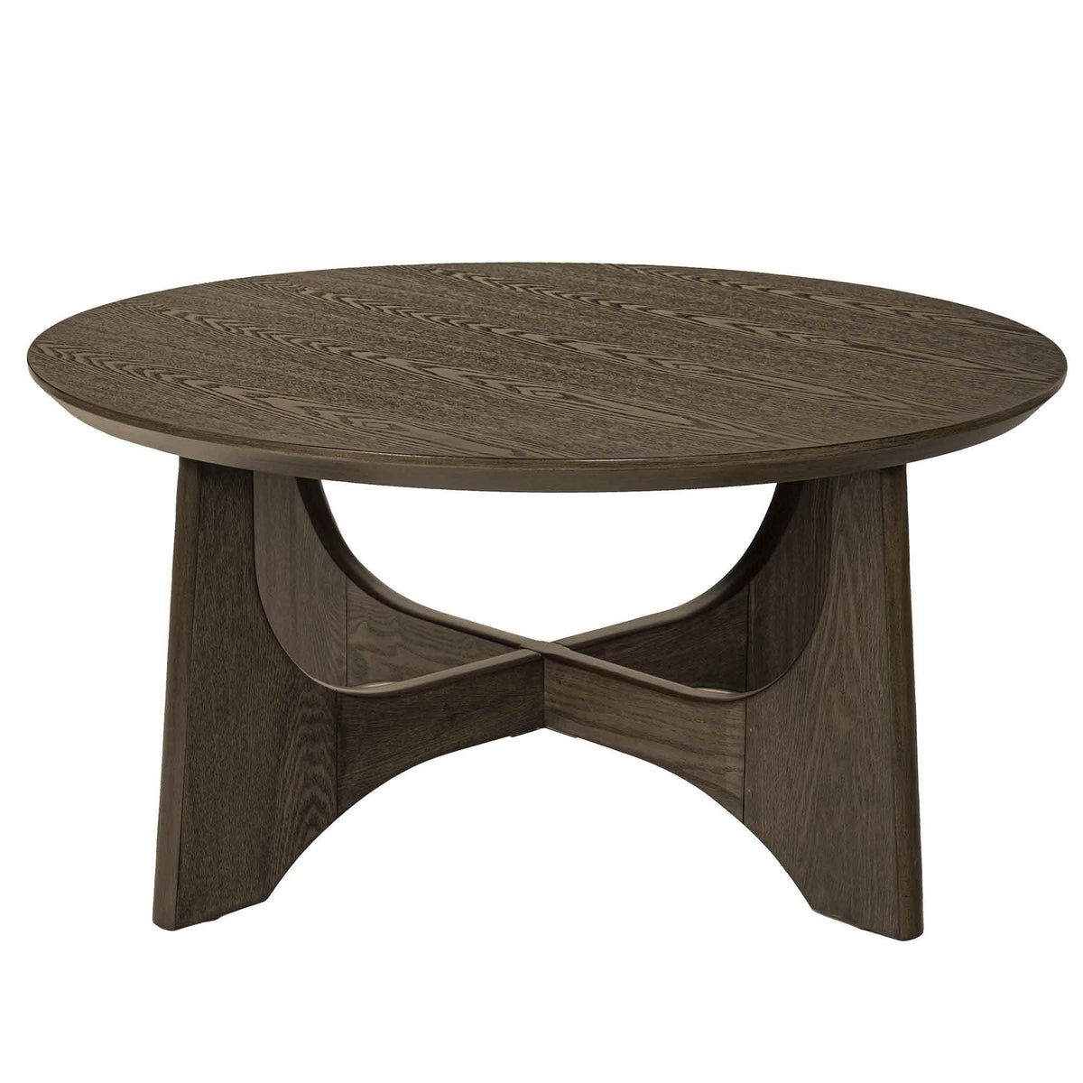36" Round Wooden Coffee Table X688