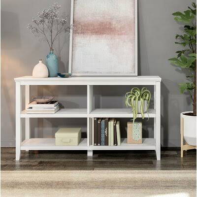 White Standard Bookcase K351