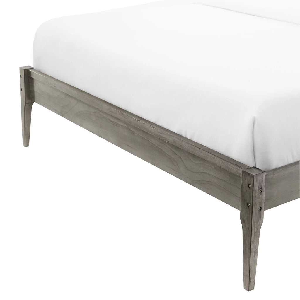 Twin Size Wood Platform Bed Frame S913607