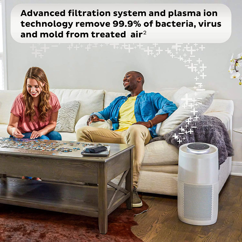 Quiet HEPA Air Purifier with Plasma Ion Technology for Rooms up to 630ft2 Q169153