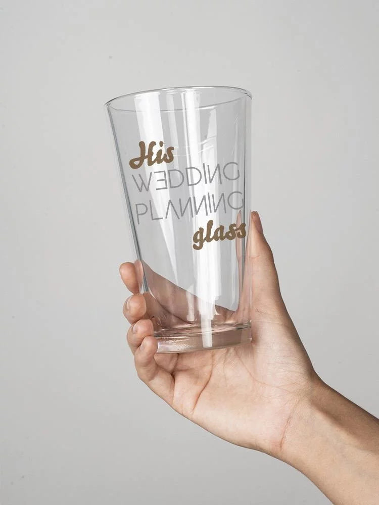 16 oz Transparent Glass Y1554