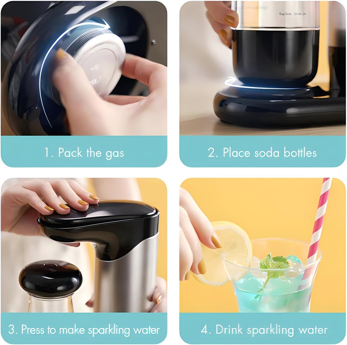 Sparkling Water Maker with CO2 Cylinder Z775799