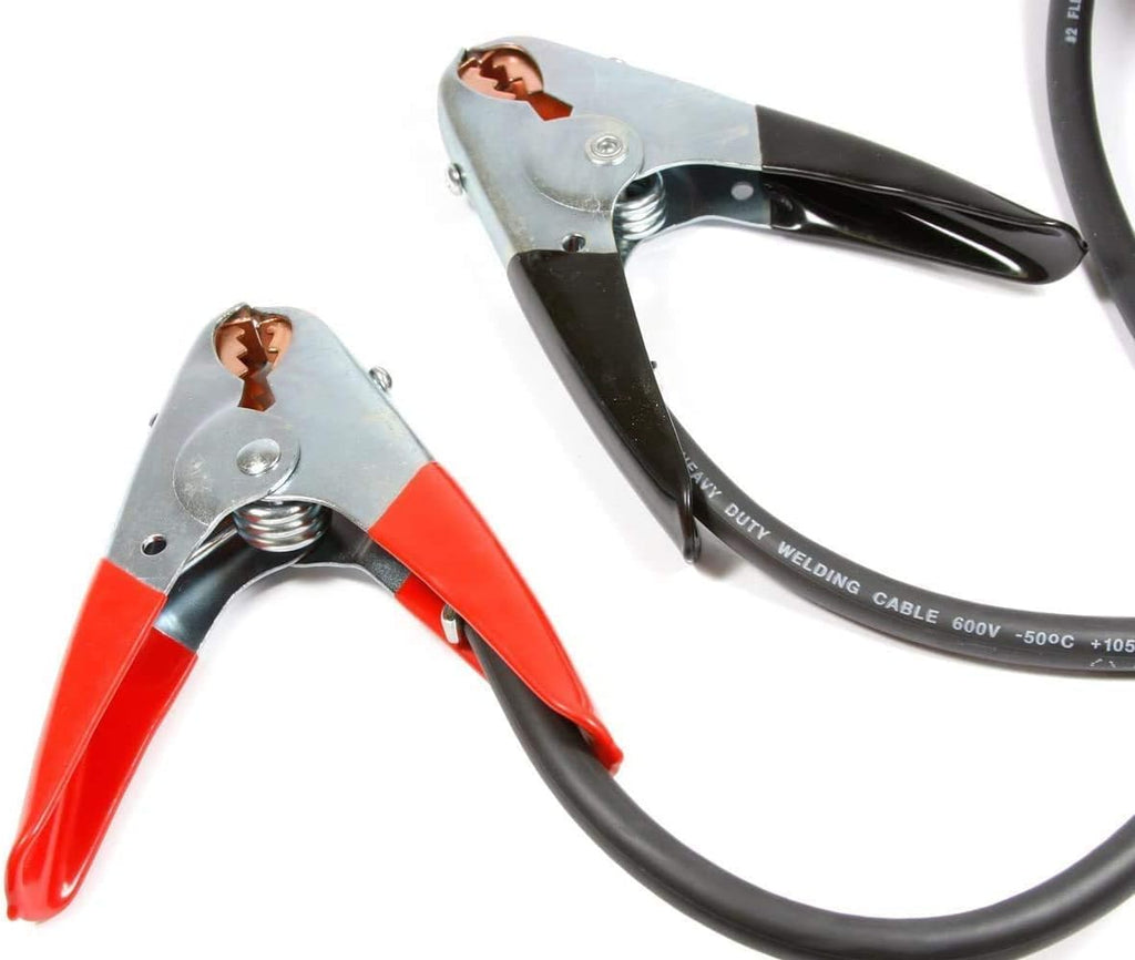 Heavy Duty Booster Battery Cables with 500 Amp Clamps, 25-Feet, Black And Red S6478