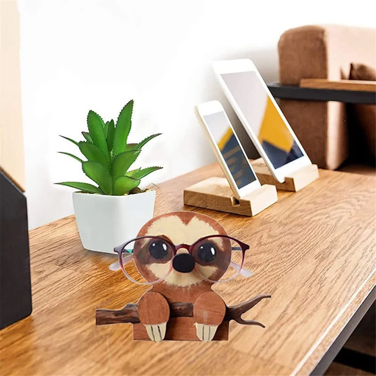 Wooden Glasses Display Stand G26555