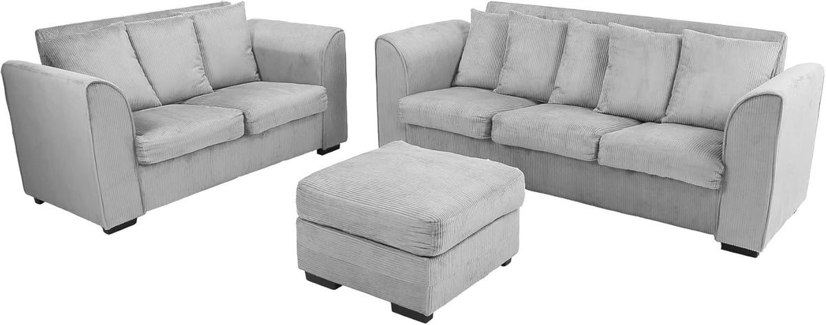 3pcs Living Room Set Light Grey I415