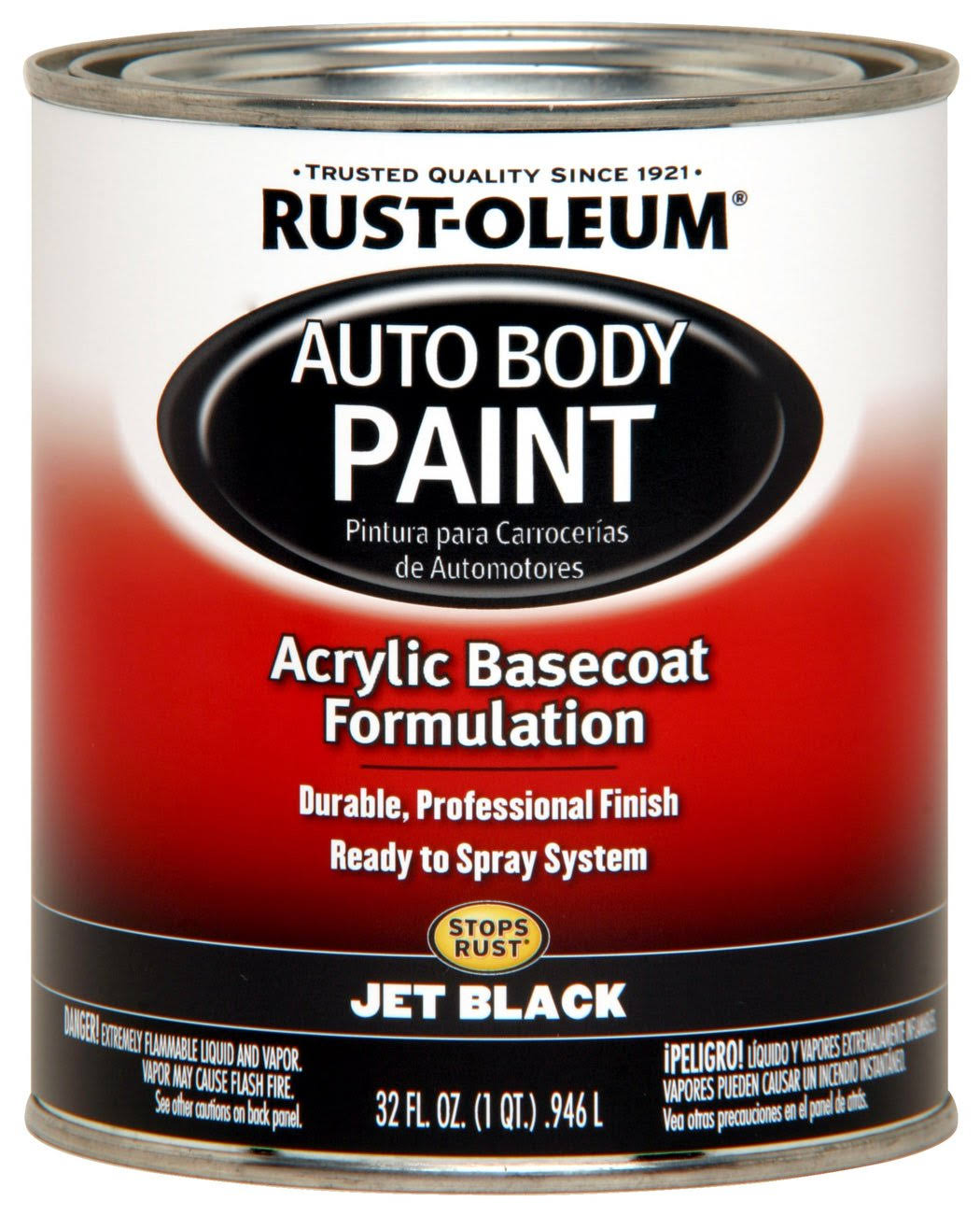 Jet Black 1 qt. Auto Body Paint A784034