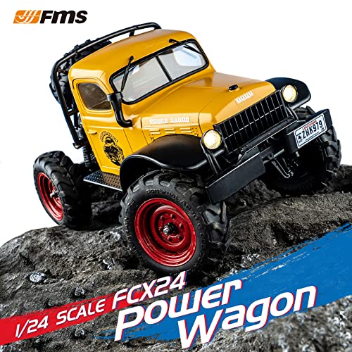 1/24 Power Wagon 4WD RC Crawler RTR Truck (Yellow) Q62335