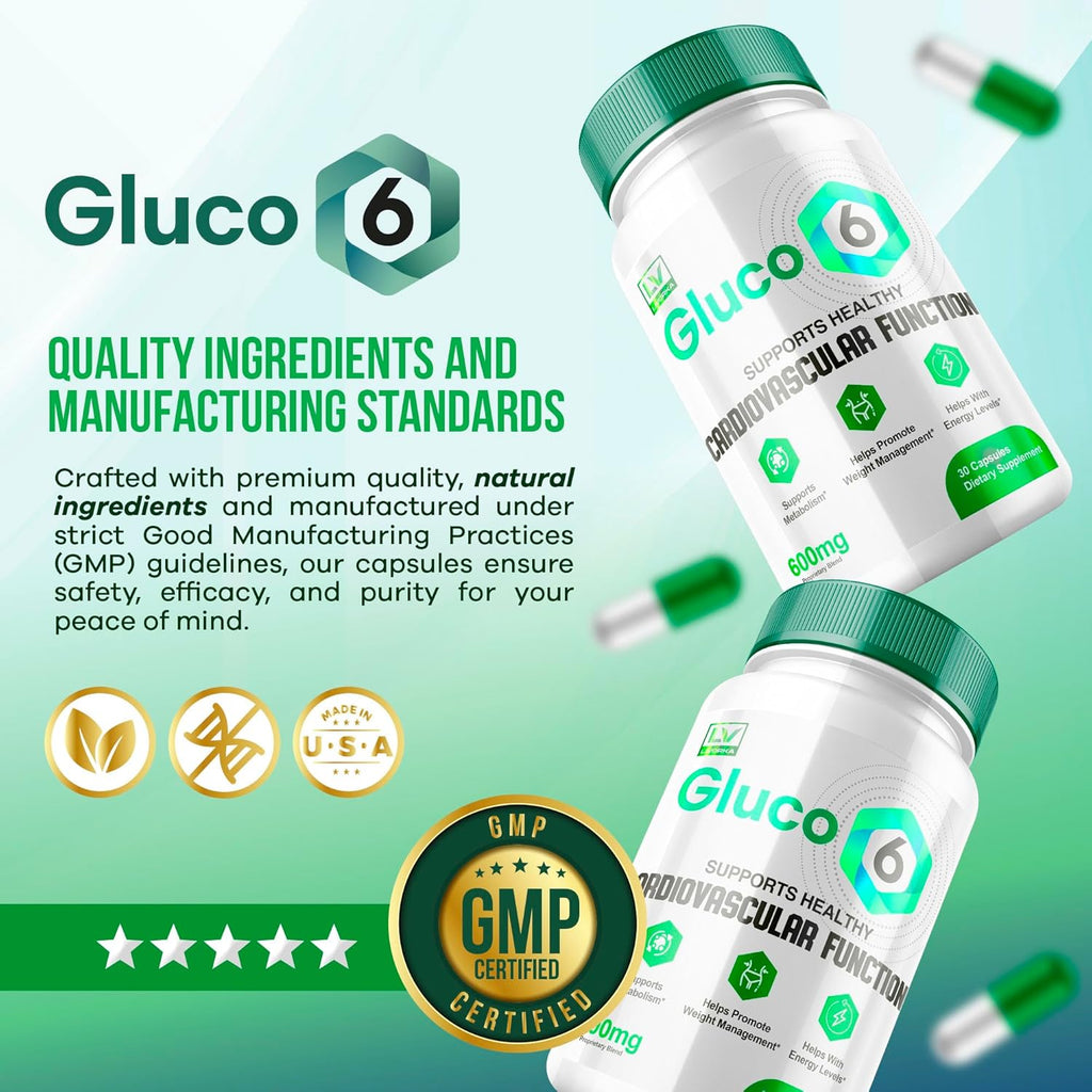 3 Pack 90 Capsules Gluco 6 Capsules R6580