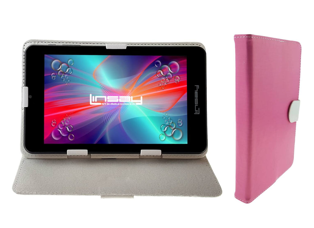 Tablet with Leather Protective Case S4958