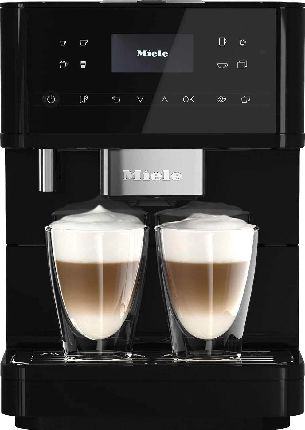 Obsidian Black Coffee Maker & Espresso Machine Combo with Grinder and Milk Frother N9691