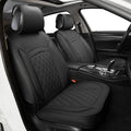 Black and White Leather Car Seat Covers I108782