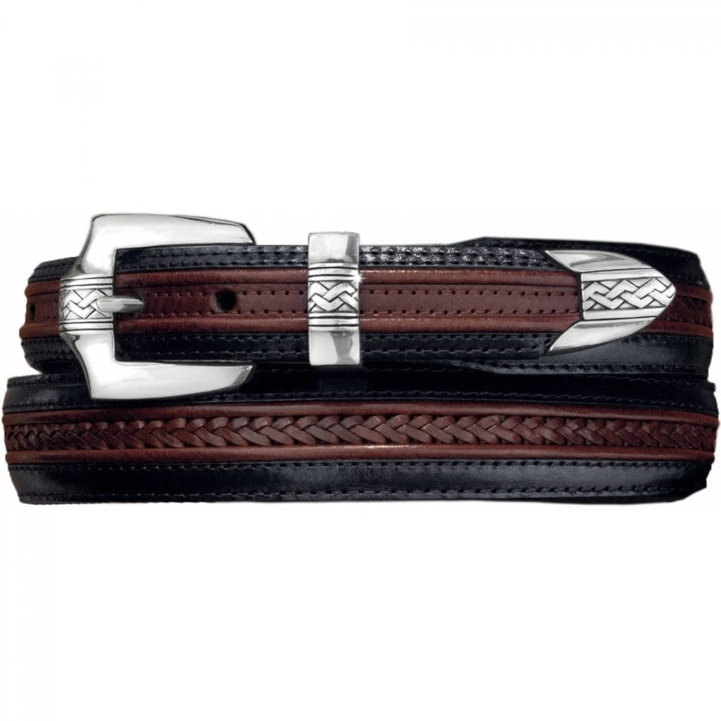 Black-Brown Black Lace Belt Size 44 M702023