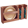 Teak Dish/Cup Holder P342062