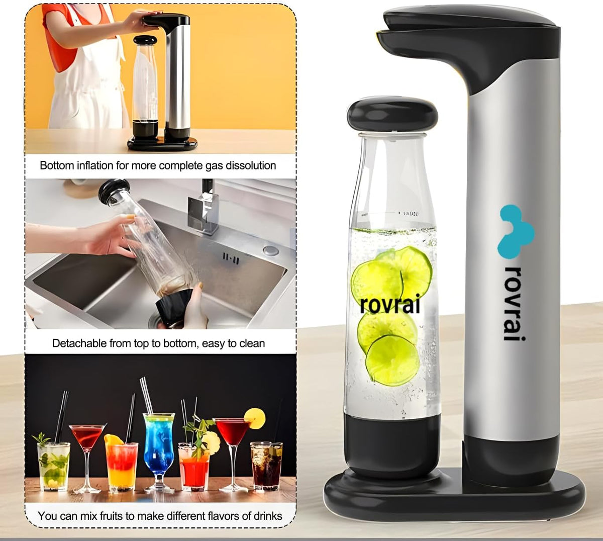 Sparkling Water Maker with CO2 Cylinder Z775799