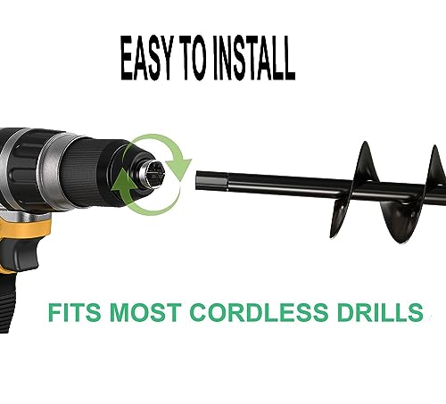 3 Pack Spiral Hole Planter Drill Bit with Extension X80355