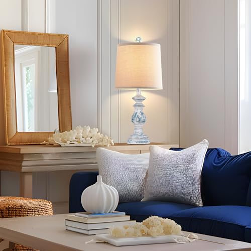 Green Table Lamp Set of 2 with Linen Shades S684112