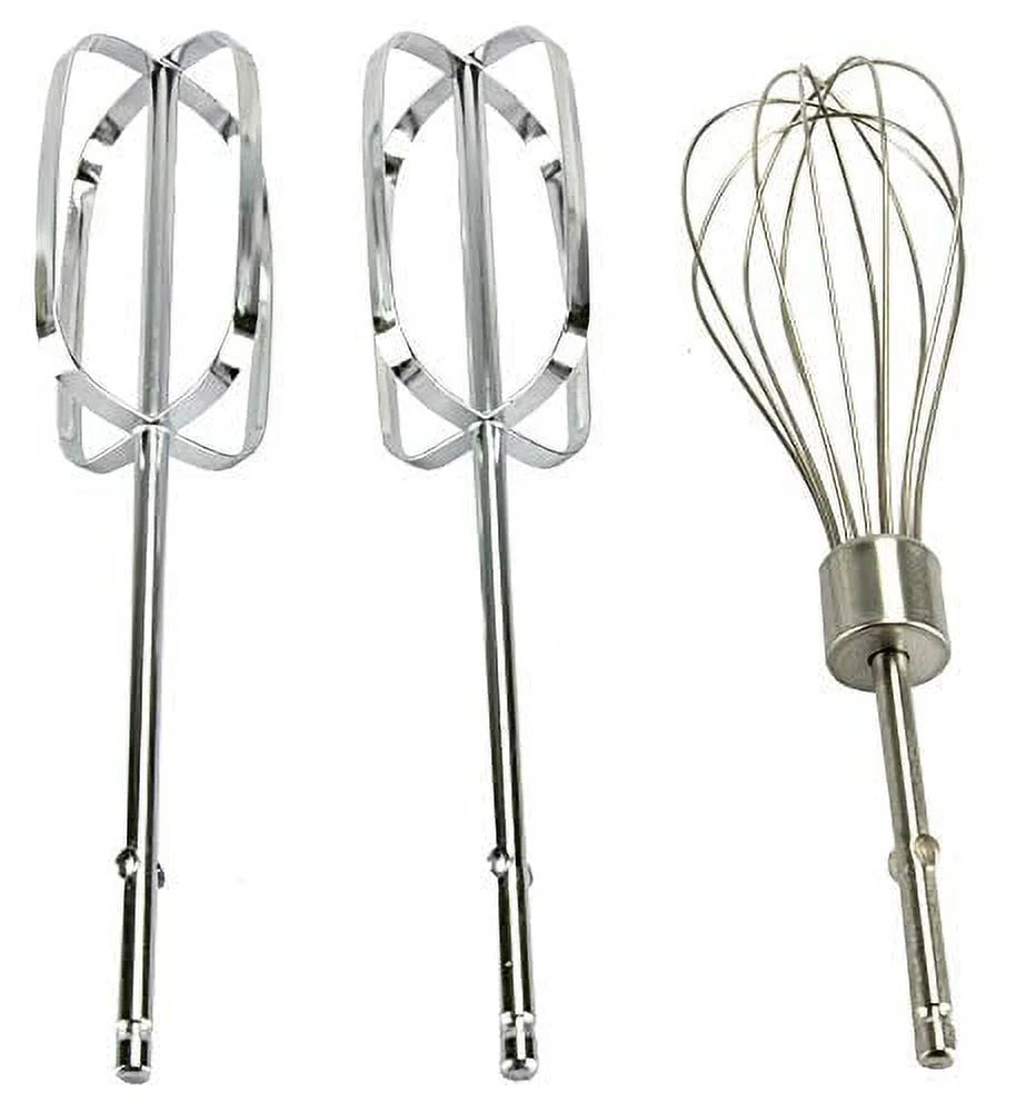 White 6-Speed Electric Hand Mixer with Whisk, Beaters, Storage Case V1933