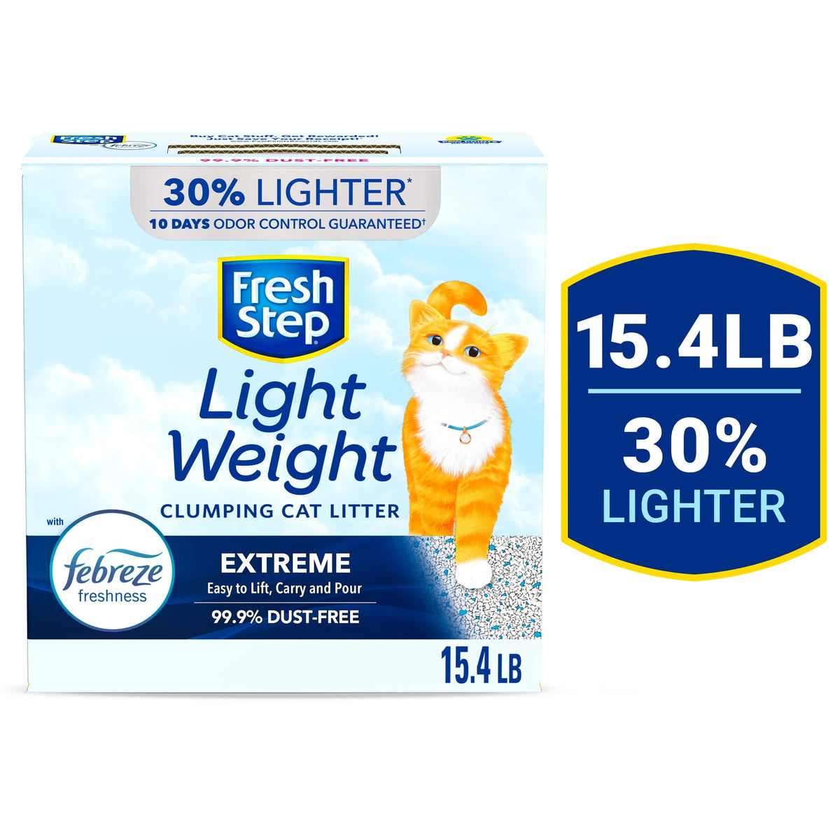 Lightweight Scented Clumping Cat Litter, 15.4 lbs M596