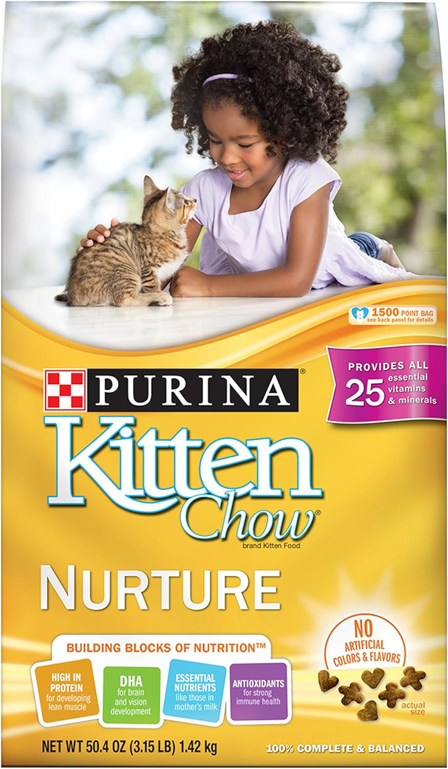 3.15 lb. Dry Kitten Food (6 Bags) H34138