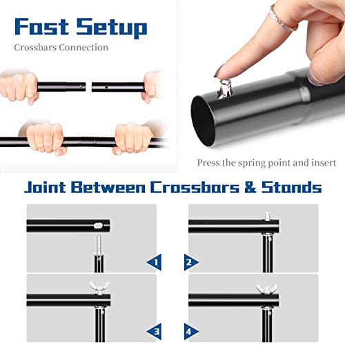 2x3m Adjustable Backdrop Stand with Carry Bag F23401
