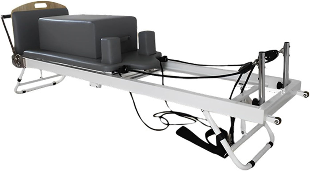 Black Foldable Pilates Reformer C436