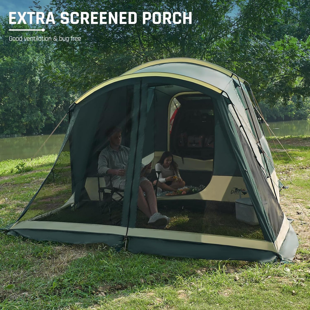 12'x10'x87in(H) SUV Tent with Screen Porch Z63899