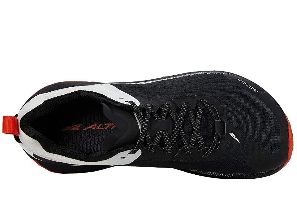 Black/White Men's Trail Running Shoes T377