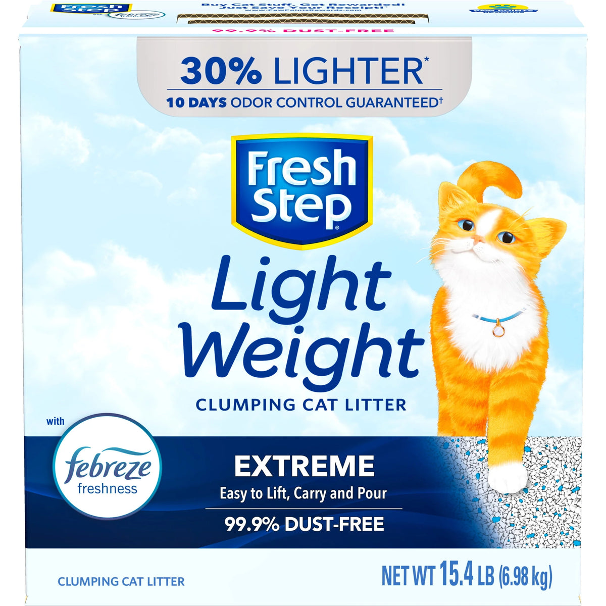 Lightweight Scented Clumping Cat Litter, 15.4 lbs M596