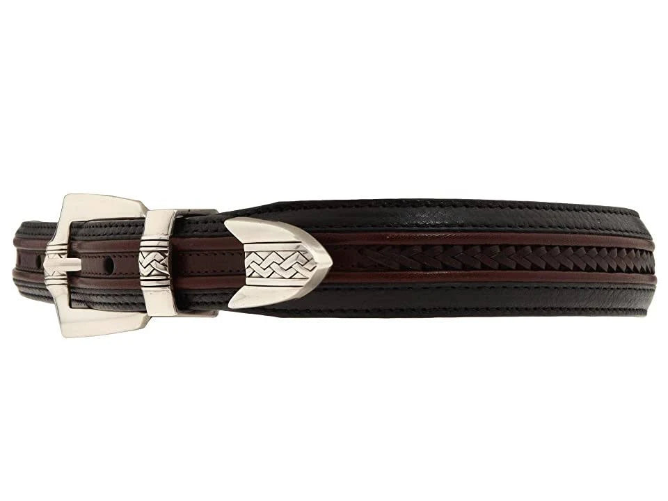 Black-Brown Black Lace Belt Size 44 M702023
