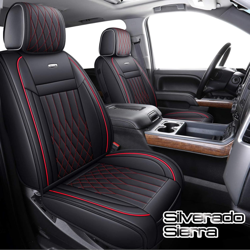Waterproof Faux Leather Car Seat Covers Front Pair G920