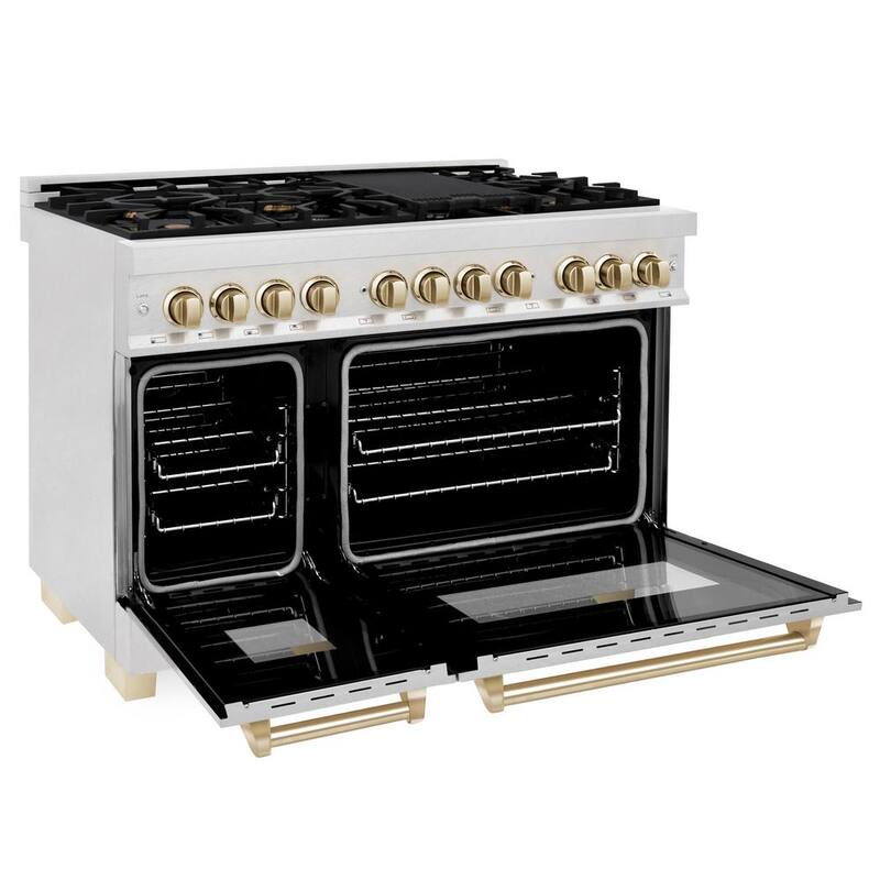 48 in. 7 Burner Double Oven Dual Fuel Range Stainless Steel S82366